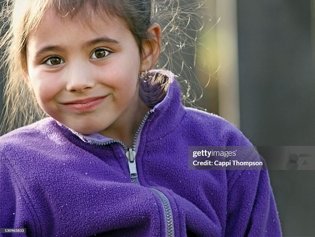 Happy child portrait