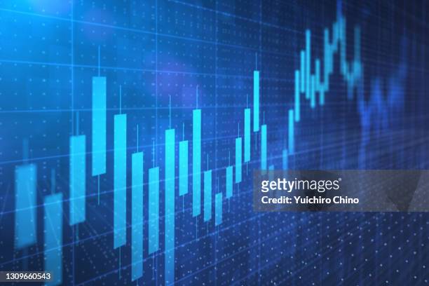 stock market investment and anxious future - economy stock pictures, royalty-free photos & images