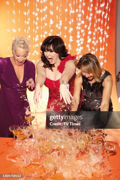 Loose Women presenters Carol McGiffin, Coleen Nolan and Denise Welsh, circa January 2011.