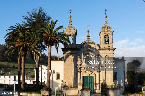Mondonedo SPAIN Sanctuary Church of Los Remedios from 1733 and the façade from 1755. Its interior is Baroque. This sanctuary is the annual scene of...
