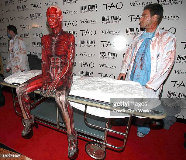 Heidi Klum attends her 12th Annual Halloween Party at TAO Nightclub at the Venetian on October 29, 2011 in Las Vegas, Nevada.