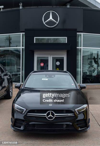 2021 mercedes-benz amg a-class sedan - mercedes a class stock pictures, royalty-free photos & images