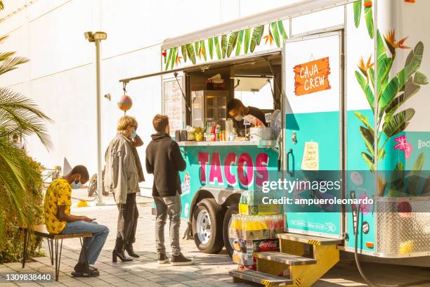 邁阿密設計區， 邁阿密， 佛羅里達州， 美利堅合眾國 - street food truck 個照片及圖片檔