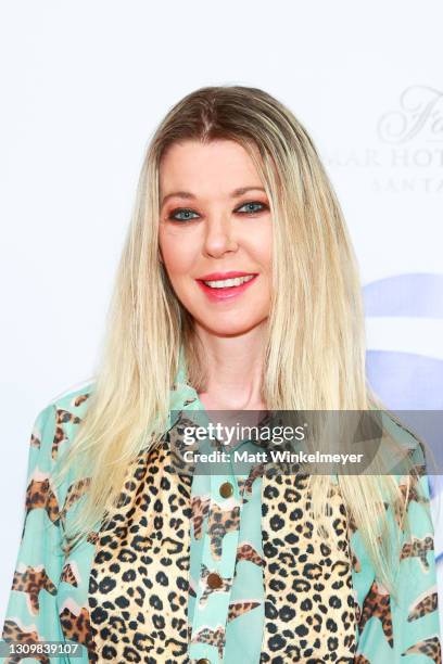 Tara Reid attends ScotWeek red carpet Launch Party celebrating Scottish Culture And Excellence at Fairmont Miramar - Hotel & Bungalows on March 29,...