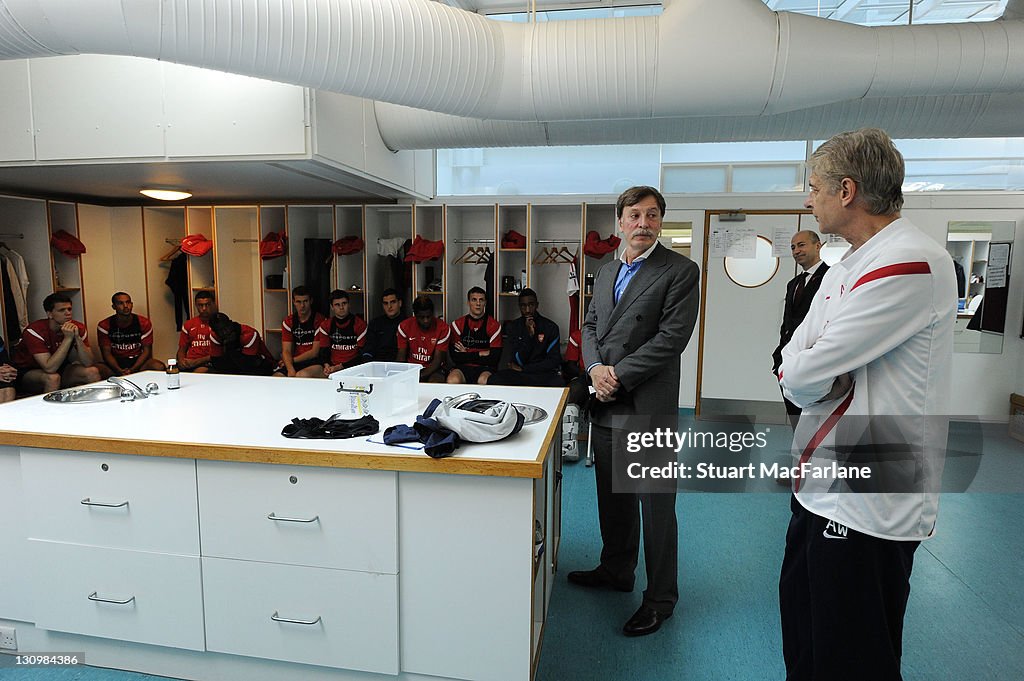 Arsenal Training And Press Conference