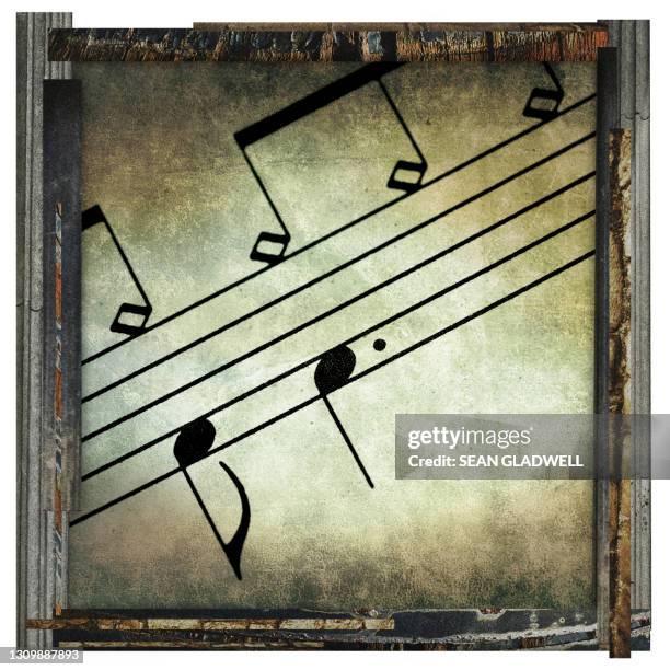Song Note Frame 228 Music Note Frame Stock Photos, High-Res Pictures, and Images ...