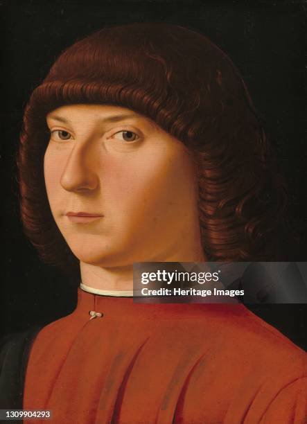 Portrait of a Young Man, circa 1475/1480. Attributed to Antonello da Messina. Artist Antonello da Messina. .