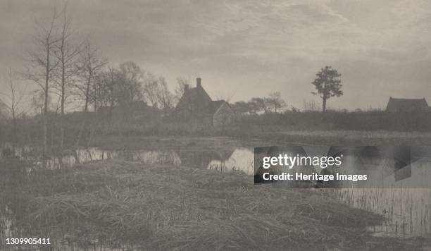 Evening, 1886. Artist Dr Peter Henry Emerson, Thomas Frederick Goodall. .