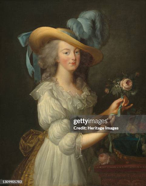 Marie-Antoinette, after 1783. Artist Elisabeth Louise Vigee-LeBrun. .