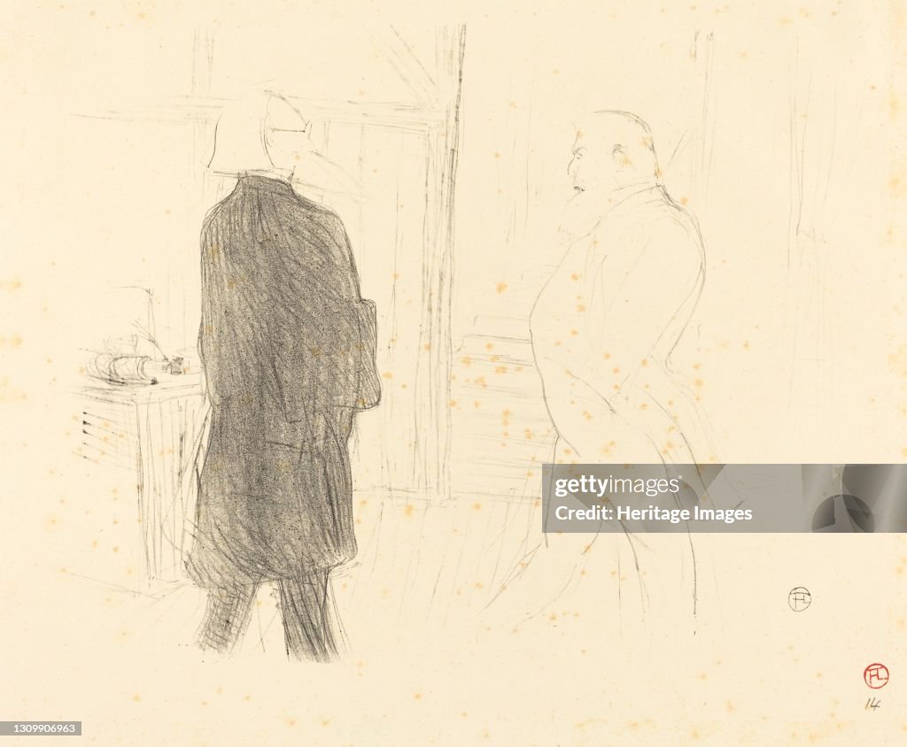 Antoine And Gémier In "Une Faillite