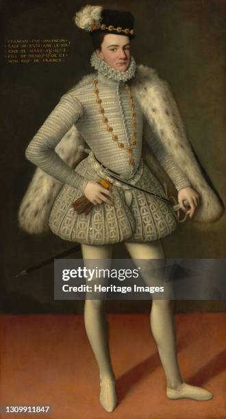 Prince Hercule-François, Duc d'Alençon, 1572. Artist Unknown. .