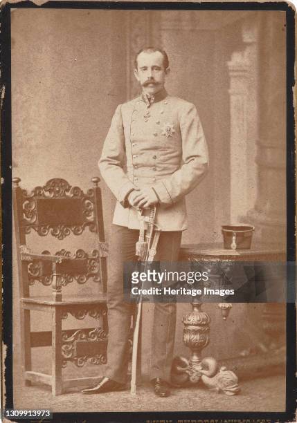 Rudolf, Crown Prince of Austria , 1888. Private Collection. Artist Angerer, Victor . .