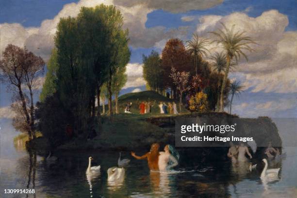 The island of life , 1888. Found in the collection of Art Museum Basel. Artist Böcklin, Arnold . .