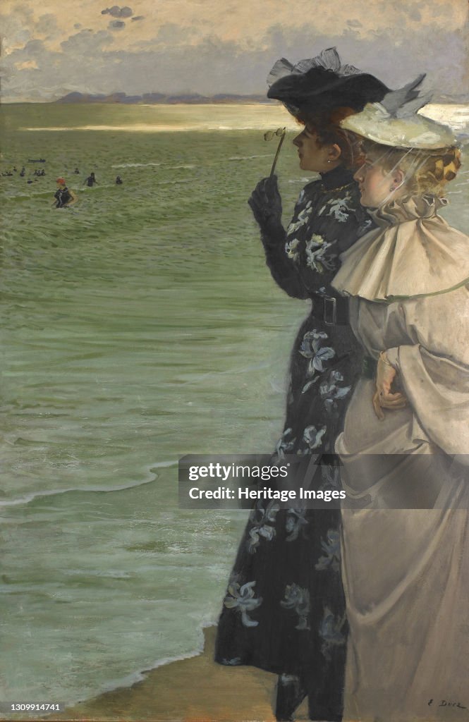 Bathing Time At The Seaside (Lheure Du Bain Au Bord De La Mer),