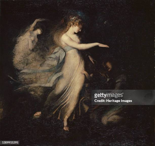 The Fairy Queen Appears to Prince Arthur, 1786-1788. Found in the collection of Art Museum Basel. Artist Füssli , Johann Heinrich . .