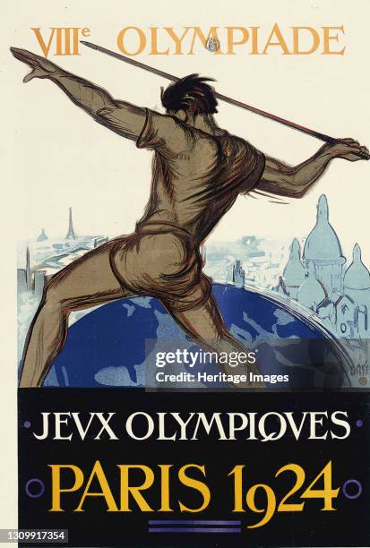 The 1924 Summer Olympics in Paris, 1924. Private Collection. Artist Orsi . .