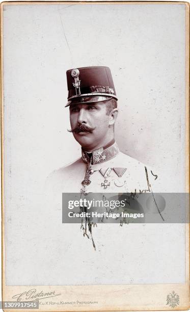 Archduke Franz Ferdinand of Austria, 1902. Private Collection. Artist Pietzner, Carl . .