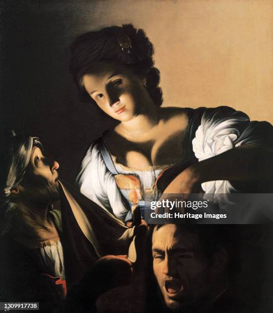 Judith with the Head of Holofernes, ca 1610-1615. Found in the collection of Art History Museum, Vienne. Artist Saraceni, Carlo . .