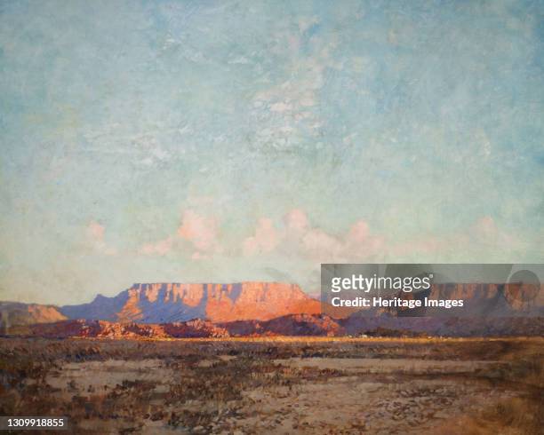The Karoo, Cape Of Good Hope At Evening, 1924. Artist Robert Gwelo Goodman. .