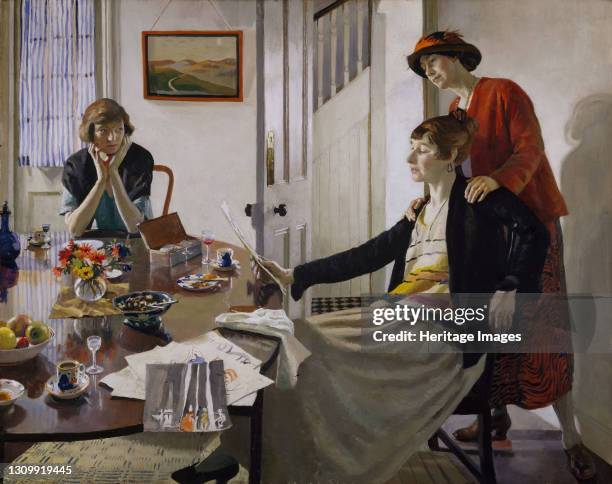 The Critics, 1922 Artist Harold C. Harvey. .