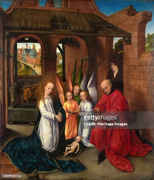 The Nativity, 1460-70. Attributed to Master of the Prado Adoration of the Magi. Artist Master of the Prado Adoration of the Magi. .