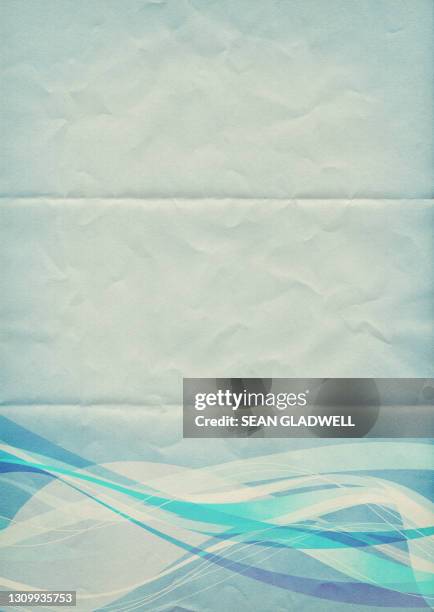 folded paper wave - letterhead stock pictures, royalty-free photos & images