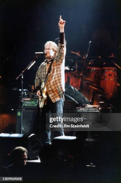 Rock band Eagles perform at the Target Center in Minneapolis, Minnesota on February 22, 1995.