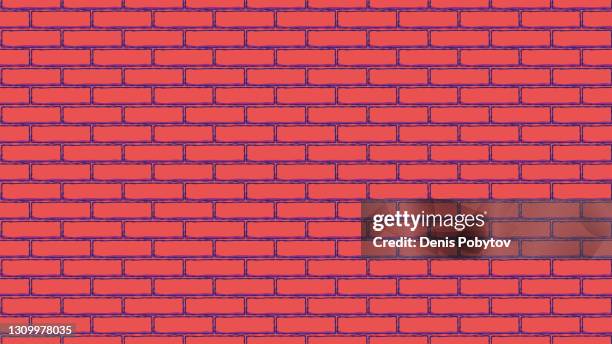 seamless vector texture illustration - brick wall. - rough brick wall background stock illustrations