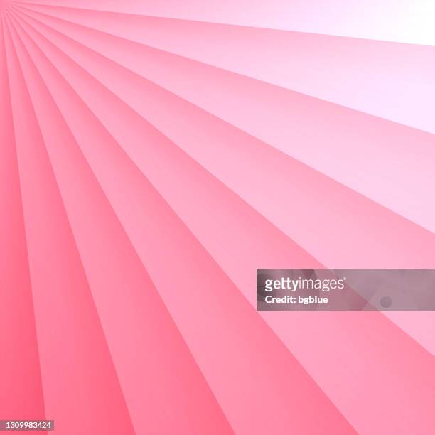 illustrazioni stock, clip art, cartoni animati e icone di tendenza di sfondo rosa astratto - texture geometrica - raggio di sole