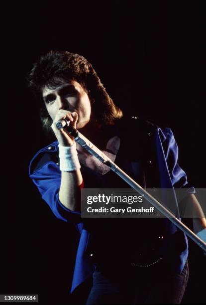 American Pop musician Richard Marx performs onstage during his 'Repeat Offender' world tour at Radio City Music Hall, New York, New York, February 9,...