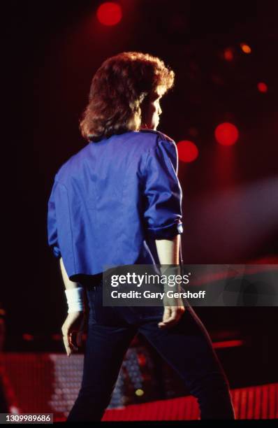 American Pop musician Richard Marx performs onstage during his 'Repeat Offender' world tour at Radio City Music Hall, New York, New York, February 9,...