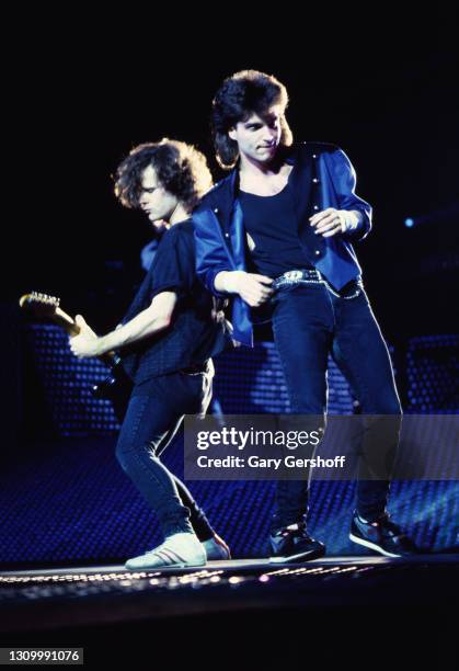 American Pop musician Richard Marx performs onstage during his 'Repeat Offender' world tour at Radio City Music Hall, New York, New York, February 9,...