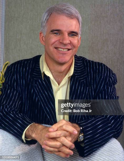 Comedian Steve Martin portrait session, November 7,1986 in Los Angeles, California.