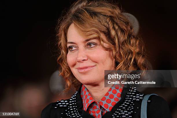Actress Sabina Guzzanti attends the "Franca La Prima" premiere during the 6th International Rome Film Festival on October 31, 2011 in Rome, Italy.