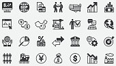 GDP,Gross Domestic Product,Business,Money,USA,China  Concept Icons