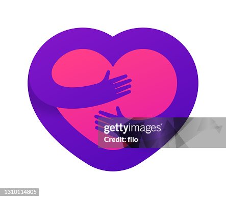 Heart Hug Symbol High-Res Vector Graphic - Getty Images