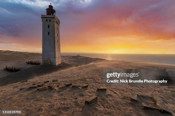 rubjerg knude, north jutland, denmark - beach denmark stock pictures, royalty-free photos & images