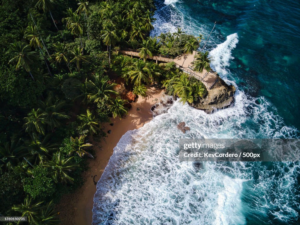Aerial view of sea,Costa Rica