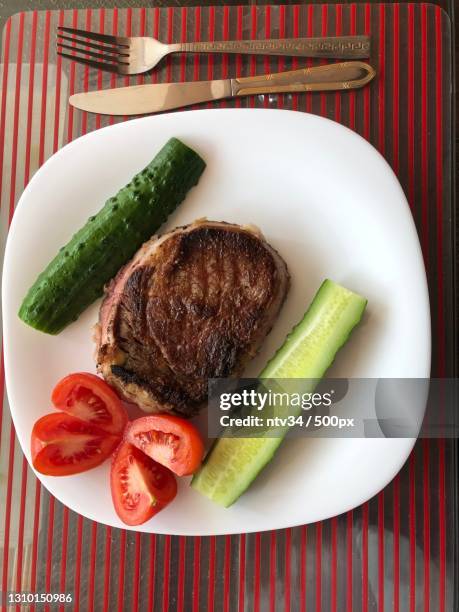 directly above shot of food in plate on table - ntv stock pictures, royalty-free photos & images