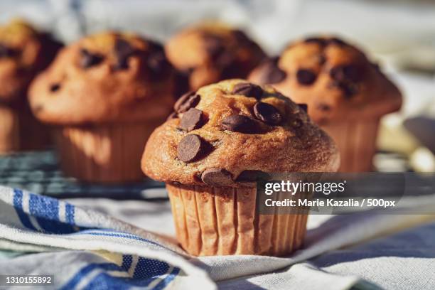 close-up of cupcakes on table,ridgecrest,california,united states,usa - muffin stock pictures, royalty-free photos & images