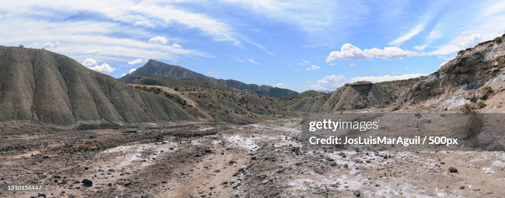 Scenic view of mountains against sky,Spain