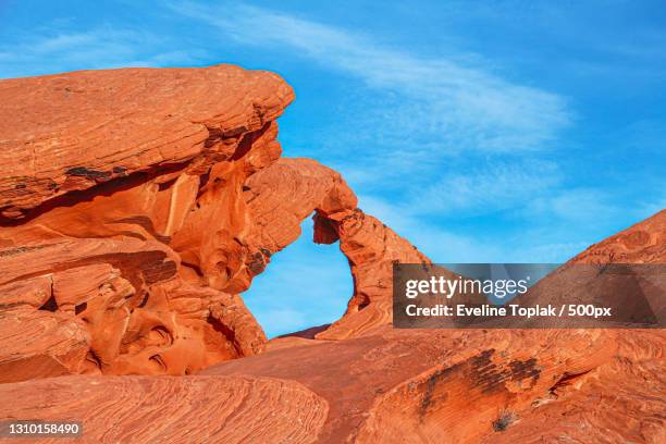 low angle view of rock formation against sky,valley of fire state park,united states,usa - valley of fire state park stock pictures, royalty-free photos & images