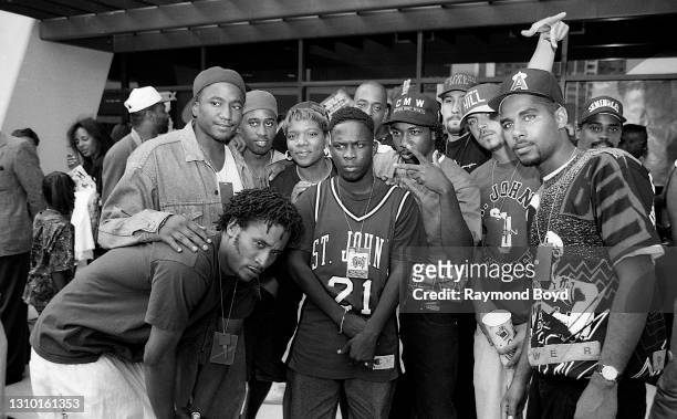 Rap groups A Tribe Called Quest, Brand Nubian and Cypress Hill, as well as solo rappers Nikki D., MC EIHT of Compton's Most Wanted and DJ Mike T....