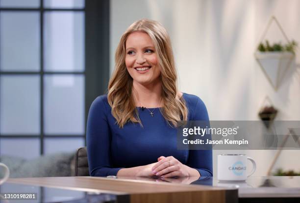 Lawyer Jenna Ellis is seen on set of "Candace" on March 31, 2021 in Nashville, Tennessee. The show will air on Friday, April 2, 2021.