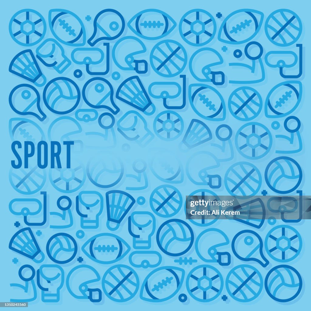 Sports Spring Pattern Sport Pattern High-Res Vector Graphic - Getty Images