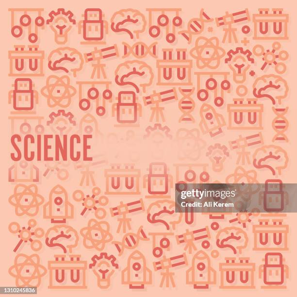 science pattern - robotics lab stock illustrations