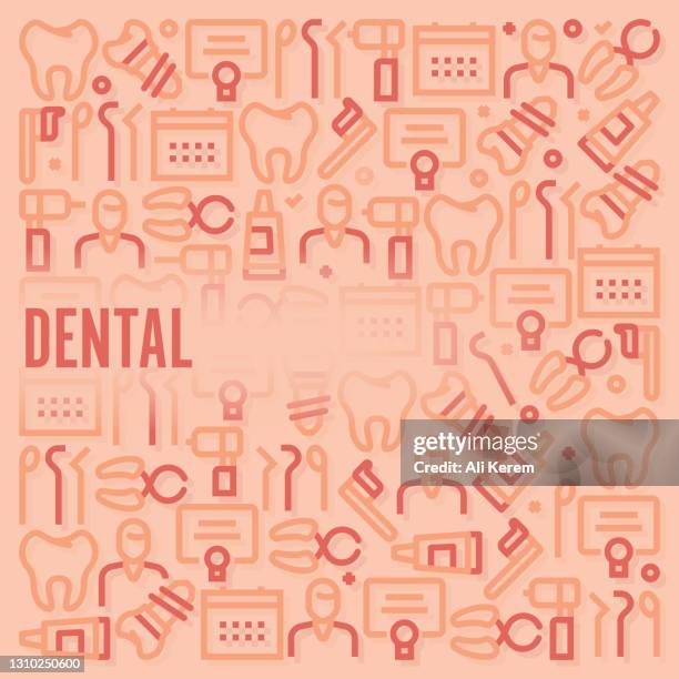 dental pattern - dentist computer stock illustrations