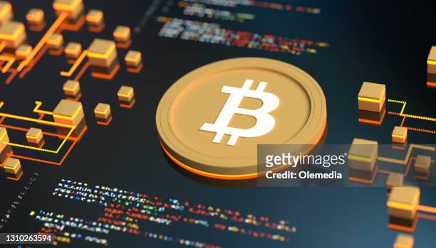 bitcoin cryptocurrency concept - bitcoin stock pictures, royalty-free photos & images