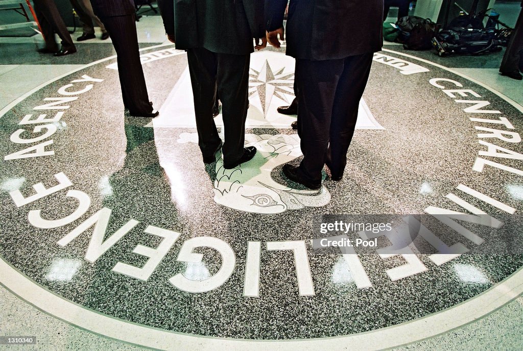 President Bush Tours CIA Headquarters