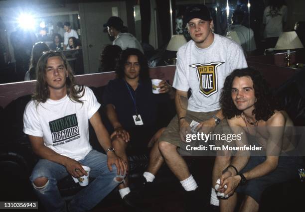 Kevin Martin and Candlebox pose at The Fillmore on July 23, 1994 in San Francisco, California.